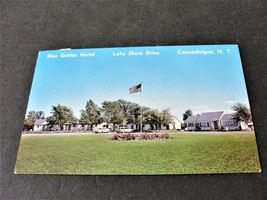 Blue Gables Motel, Lake Shore Drive-Canandaigua, New York-1963 Postcard. - £5.16 GBP