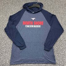 North Shore Mustangs Hoodie Men Large Russell Athletic Pullover Long Sle... - $345.09 MXN