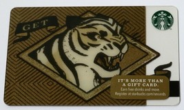 Starbucks 2014 Christmas Gift Card Tiger Limited 99 Series Holiday RARE New - $7.99