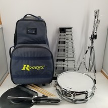 Rodgers Percussion Kit with Vintage 14 x 4.5 Snare Drum &amp; Xylophone &amp; St... - £110.99 GBP