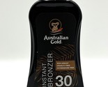 Australian Gold Instant Bronzer 30 Spray Gel Sunscreen Water Resistant 8 oz - $20.95