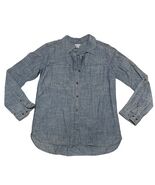 Carhartt Women’s  Button Up Long Sleeve Shirt Size Medium Linen Look (8/... - €14,33 EUR