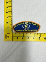 Del-Mar-VA Council Patch BSA Strip Boy Scouts Blue Delaware Maryland Vir... - £35.61 GBP