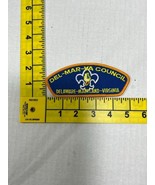 Del-Mar-VA Council Patch BSA Strip Boy Scouts Blue Delaware Maryland Vir... - £34.88 GBP