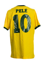Pele Signed Brazil Soccer Jersey BAS - £383.21 GBP
