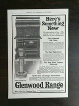 Vintage 1911 Glenwood Gas Range Weir Stove Company Full Page Original Ad - $6.64