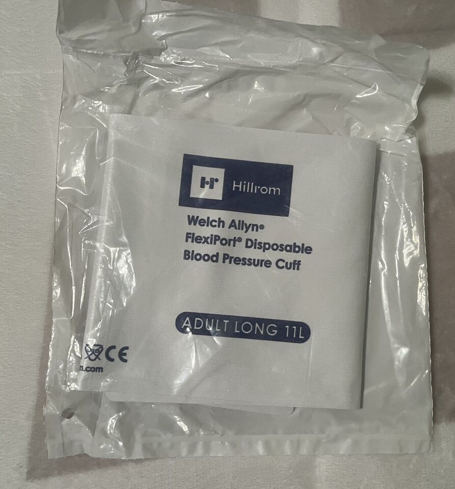 Hillrom  Welch Allyn  Flexiport Disposable Blood Pressure Cuff Adult 11L... - $9.75