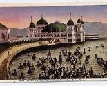 Saltair Pavilion &amp; Bathers Great Salt Lake Postcard - £9.34 GBP