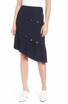 Lewit Snap Detail Skirt SZ 4 Black - $61.78
