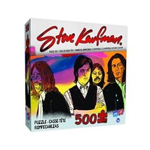 Steve Kaufman Collection "With The Band" The Beatles 500 Piece Puzzle NEW - $24.74