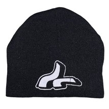 Black and White Warm Winter Skateboarder Knit Beanie Hat Cap Streetwear - £4.23 GBP