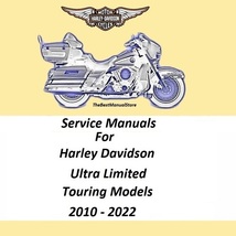 2010 - 2022 Harley Davidson Ultra Limited Touring Models Service Manual  - £22.08 GBP