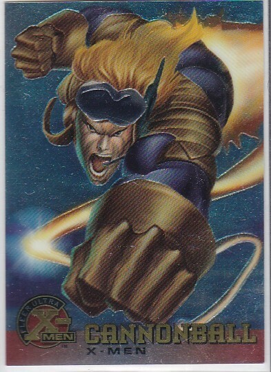 N) 1995 Fleer Ultra Marvel Trading Card X-Men Cannonball #4 - $1.97