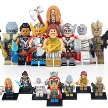 8pcs Thor Love and Thunder Jane Foster Valkyrie Gorr Zeus Korg Minifigures Toys - £14.34 GBP