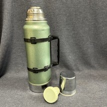 Stanley Aladdin Green Vacuum Bottle Thermos A-944C 1 Quart Made in USA Vintage - £13.95 GBP