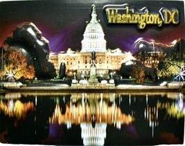 The White House at Night Washington D.C. Highlight Fridge Magnet - £5.18 GBP