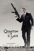 Daniel Craig &quot;QUANTUM OF SOLACE&quot; 27&quot; x 40&quot; Movie Poster Single Sided  Ne... - $186.39 MXN