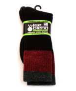 Wise Blend Black Merino Wool Blend Socks Men&#39;s Size 9-13 New in Package - £15.56 GBP