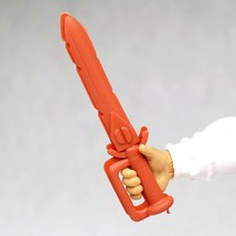 Sword Red Weapon Accessory Argentina Top Toys MOTU Inspired He-Man 5.5&quot; Scale - £9.03 GBP