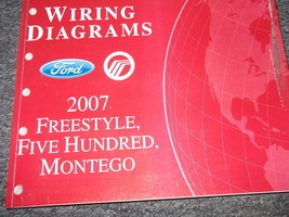 2007 Ford Freestyle Montego 500 Elettrico Cablaggio Diagramma Manuale Ewd OEM - £33.77 GBP