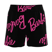 Pepco Barbie Mattel Womens Black Velour Shorts Size XL - £63.86 GBP