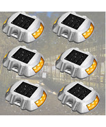 Lot of 6 Solar Driveway Deck Lights LED Gardening Road Path Solar Rechar... - $49.54