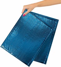 25 Blue METALLIC Poly Bubble 13 x 10.5 Mailers Mailing Padded Envelopes - £24.95 GBP