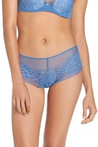 Natori 776150 Flora Sheer Boyshorts Panties SZ S Berry Blue - $525.42 MXN