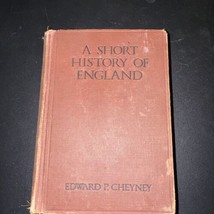 A Short History Of The English People ~1902 HC~ Green Color Maps Decor Antique - £15.57 GBP