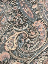 Handmade Paisley Bed or Couch Coverlet 70x104 - $49.00
