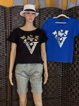 AWSARRE WOMEN T-SHIRT -V- SIZE M - $20.00