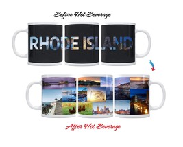 Color Changing! State of Rhode Island ThermoH Exray Ceramic Coffee Mug - £11.77 GBP