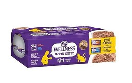 Wellness Good Kitty Cat Food Canned Variety Pack Pate 12 Cans Chicken Recipe, 12 - £27.96 GBP