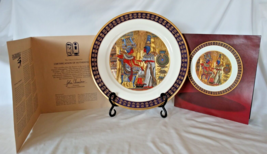 The Treasures Of Tutankhamun Plate &quot;The Throne of Tutankhamun&quot; Limited Edition - £23.98 GBP