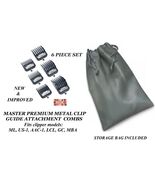 ANDIS MASTER PREMIUM METAL CLIP 6 pc GUIDE COMB SET*For MBA,GC,MLC,LML C... - $21.99