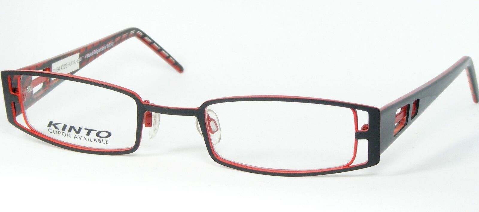 KINTO 9626 KH-663 B Nero/Rosso Occhiali da Sole Montatura 47-22-140mm Be... - £86.76 GBP