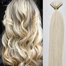 18″, 20″, 22″ 100g, 100% Human V-light Bulk Hair Extensions(Loose Hair) #60 - £84.24 GBP+