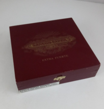 Sancho Panza Vtg Empty Dark Wood Cigar Box Extra Fuerte Honduras Cadiz C... - $14.84