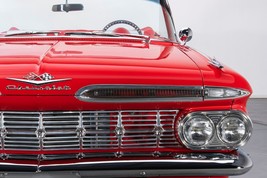 1959 Chevrolet Impala qtr grill red | 24x36 inch POSTER | classic - £17.72 GBP