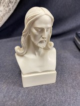 Jesus Christ statue alabaster bust 4.72&quot; Great Detail - £14.61 GBP