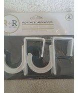 Room + Retreat Ironing Board Hooks 2 count over the door installation-SH... - $22.65