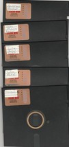 Lot of 5 Used 5.25" floppy disks ~ SOLD AS BLANKS(GeoSpell) used in college - $24.54