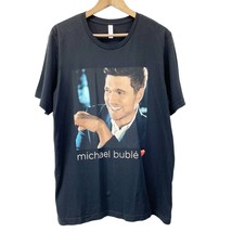 Michael Bublé Unisex XL Concert Tour 2019 T-Shirt Black Graphic Print Music - £15.36 GBP