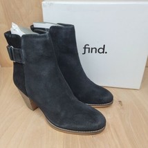 find. Women&#39;s Ankle Boots Size 7.5 M Black Maud Distressed Leather Heeled - $31.87
