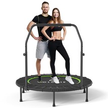 40In/50In Fodalbe Mini Trampoline For Kids Adults Indoor Outdoor 5 Height Adjust - £124.22 GBP