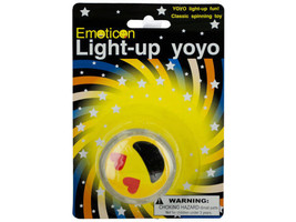 Case of 20 - Emoticon Light-Up Yo-Yo - $71.90