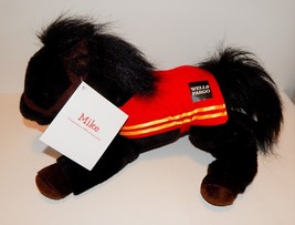 Wells Fargo Legendary Pony Mike Plush Black Horse 2016 Tag - £10.37 GBP