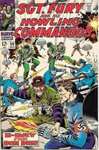 Sgt. Fury and His Howling Commandos Comic Book #59, Marvel 1968 VERY FINE- - $21.18
