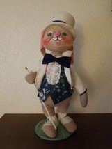 Vintage 1992 Annalee Doll 21” Easter Spring Parade Mr. Bunny Rabbit Hat ... - £29.41 GBP