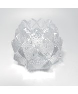 Orrefors Firefly Votive Candle Holder 2.75in Clear Crystal Textured Tea ... - $19.20